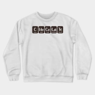 Chocolate Chemistry Periodic Table Crewneck Sweatshirt